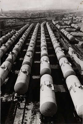 Фотография «На путях семилетки». Фотограф Н. Хорунжий. 1960-е.